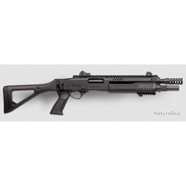 Fusil � pompe Fabarm Professional STF 12 Compact Black canon de 11"