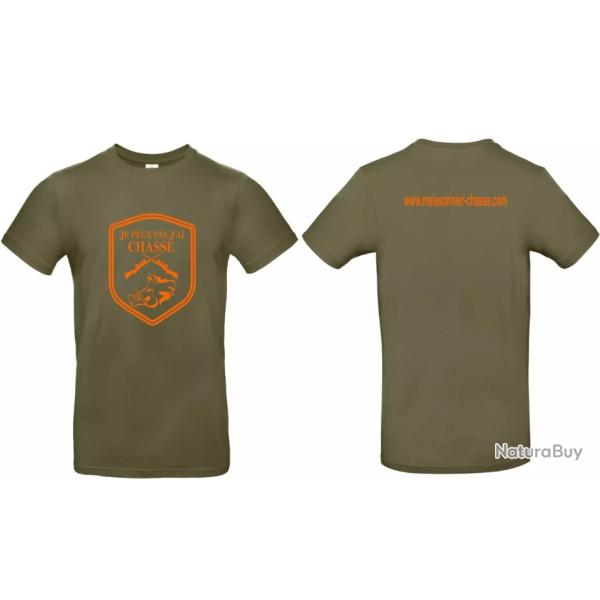 Tee-shirt "Je peux pas, j'ai chasse"