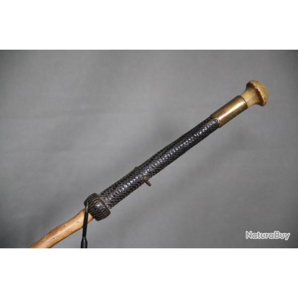 Canne Basque dite makhila (makila) - Sign "Dufourg  Saint Jean de Luz - 1880"