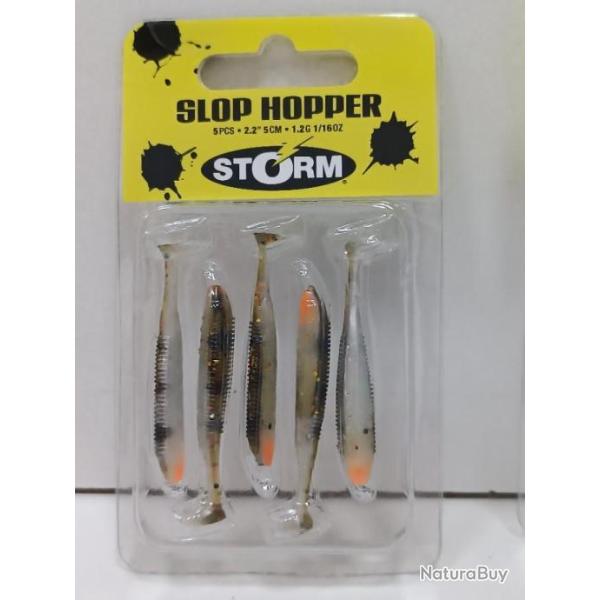 !! STORM SLOP HOPPER 2'2" NATURAL GREEN PERCH 5CM !!