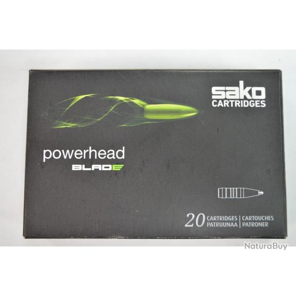 1 BOITE DE 20 MUNITIONS SAKO CALIBRE 9.3X62 POWERHEAD BLADE EN 230GR/14.9G NEUVE