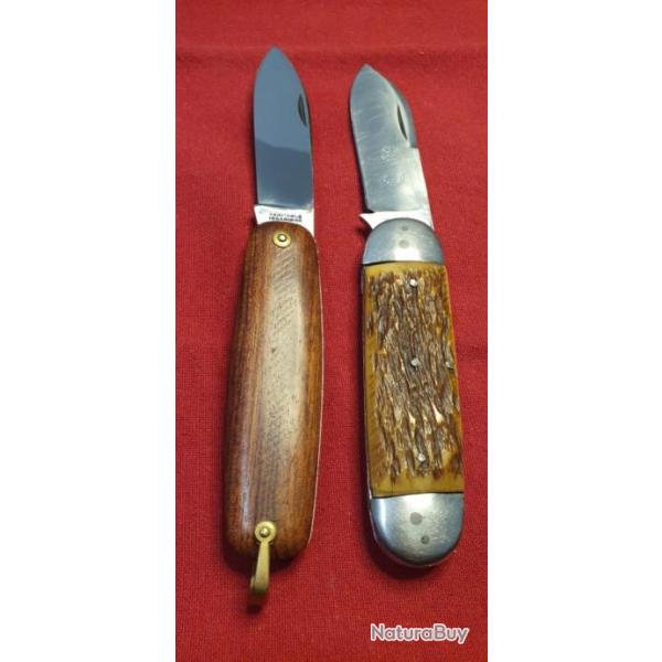 Couteau Navette Bouledogue Issarinox, B�li�re laiton dor�