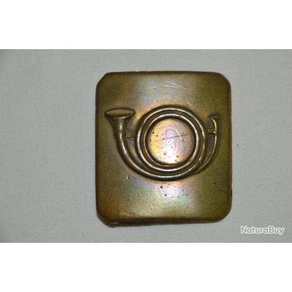 PLAQUE DE CEINTURON Mle 1845-CHASSEUR A CHEVAL-1845/1856-CAVALERIE MONARCHIE DE JUILLET-SECOND EMPIR