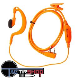 Kit oreillette micro pour Talkie-walkie Midland G7/G9 Orange
