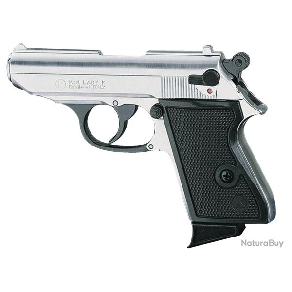PISTOLET ALARME CHIAPPA LADY CAL. 9 MM PAK NICKEL� SA/DA 5CPS