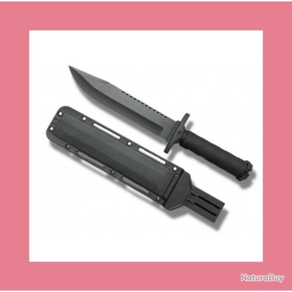 Couteau de survie 21cm (envoi gratuit)