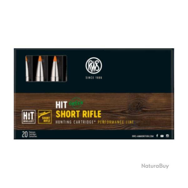 Munitions RWS cal.308win hit short rifle 150gr 9.7g par 60