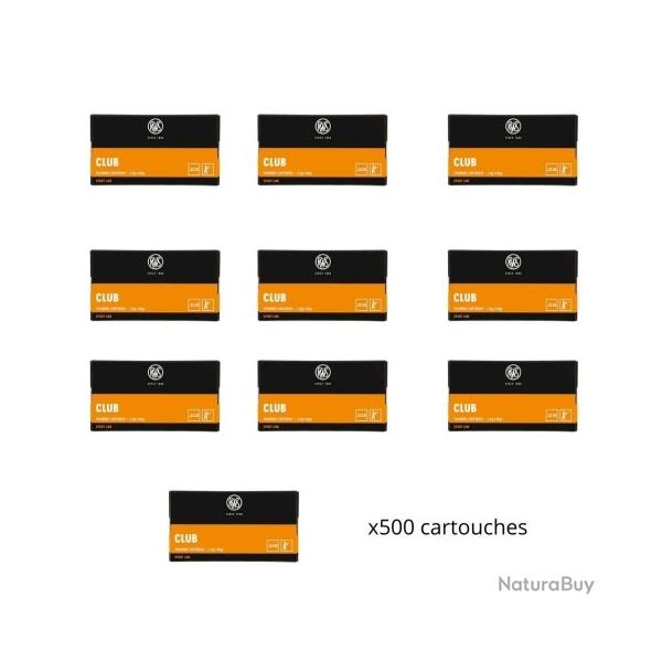 Munitions RWS club cal.22lr 40gr 2.6g par 500