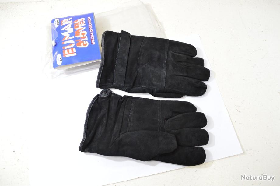 Gants En Cuir Style Police - Leather Maniacs, Neufs Avec étiquettes