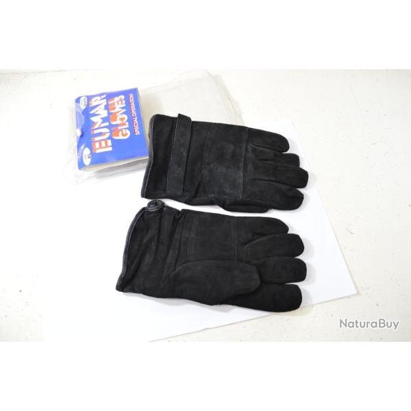 Paire de gants rappel corde cuir Eumar Gloves XL Intervention police gendarmerie swat s�curit�