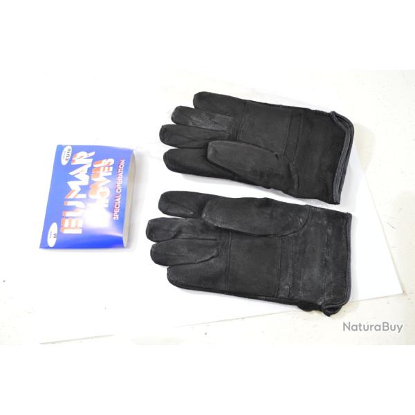 Paire de gants rappel corde cuir Eumar Gloves M Intervention police gendarmerie swat s�curit�