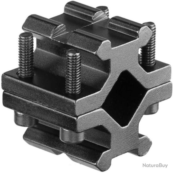 ADAPTATEUR DOUBLE RAIL PICATINNY/WEAVER 20mm MONTAGE SUR CANON - LIVRAISON GRATUITE