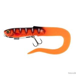 Leurre souple monté slick eel loaded 21cm UV red wake