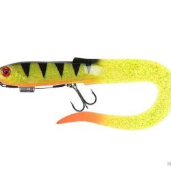 Leurre souple monté slick eel loaded 28cm UV perch
