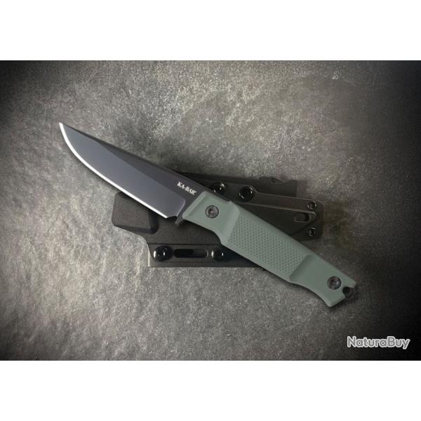 Couteau Ka-Bar Apex Lame Clip Point Acier D2 Manche GFN �tui Polym�re KA5500
