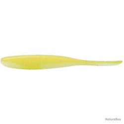 Leurres souples Keitech Shad impact 2 white chartreuse