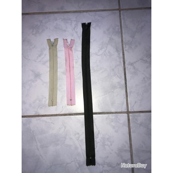 Fermeture �clair neuve 40 cm kaki