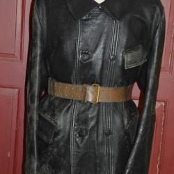 VESTON MILITAIRE ARTILLERIE SPECIALE-CHARS DE COMBAT-UNITES MECANISEES-1917/1918-FRANCE 1940