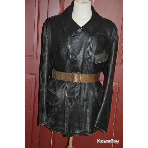 VESTON MILITAIRE ARTILLERIE SPECIALE-CHARS DE COMBAT-UNITES MECANISEES-1917/1918-FRANCE 1940