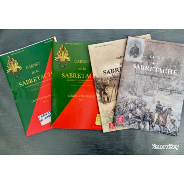 Quatre num�ros des Carnets de la Sabretache