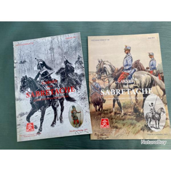 Lot de 2 num�ros des Carnets de la Sabretache