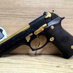 PISTOLET BERETTA 92F 9x19 CUSTOM OR ENGRAVING