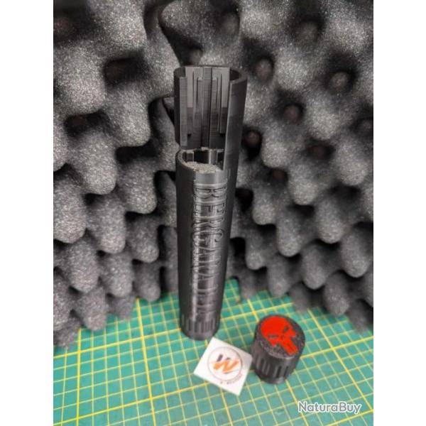 NEW - BERGARA B14  - Protge culasse avec couvercle Bergara B14 22lr  AVEC MARQUAGE PUNISHER