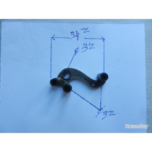 pi�ce d�tach�e bride de noix de fusil ancien percussion et silex