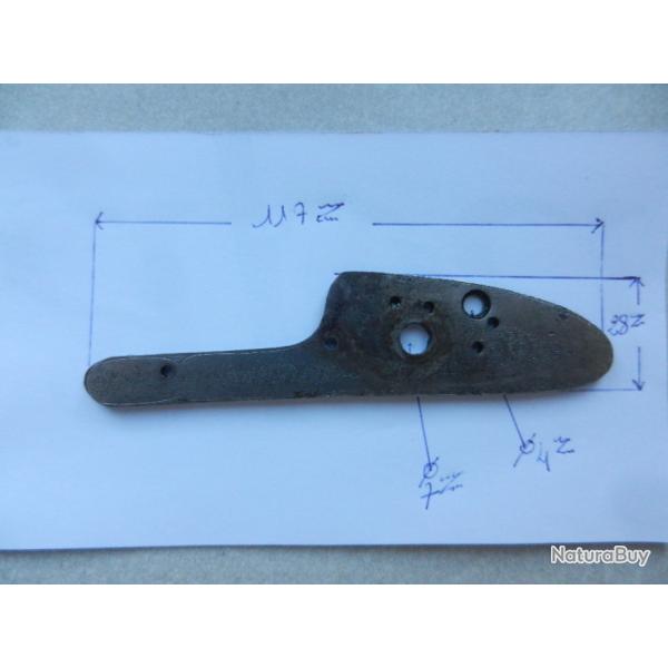 pice dtache platine de fusil de chasse ancien