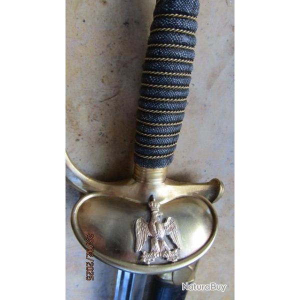 Ep�e officier infanterie / artille garde imp�riale  Coulaux Second empire NAPOLEON III Fran�ais