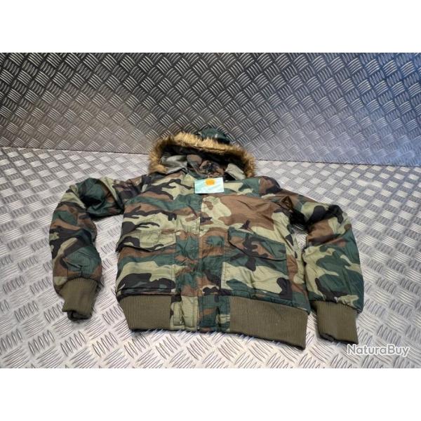 veste anorak mil-tec woman femme taille xs camo neuf