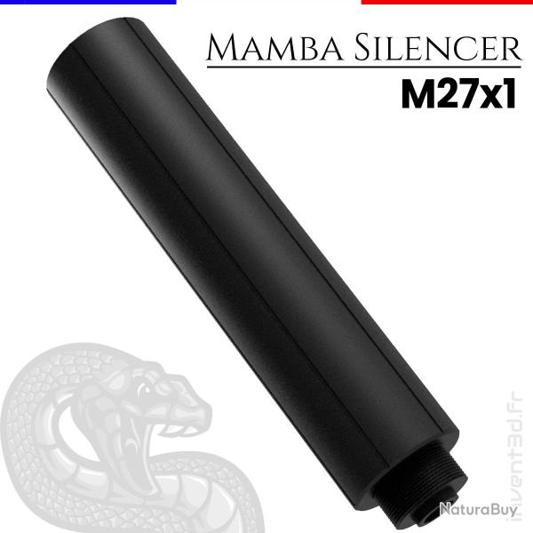 Mod�rateur de son Mamba M27x1 - Silencieux Hatsan QE - Snowpeak P15 et P35