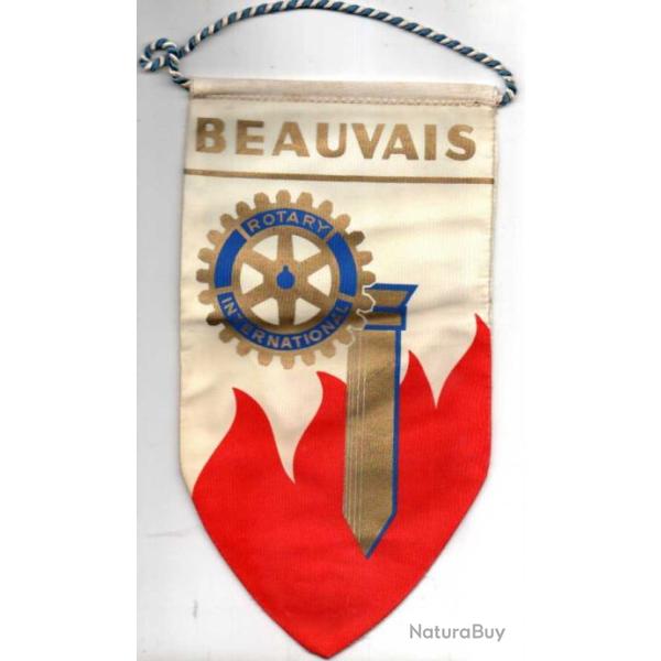 fanion ancien  rotary international beauvais