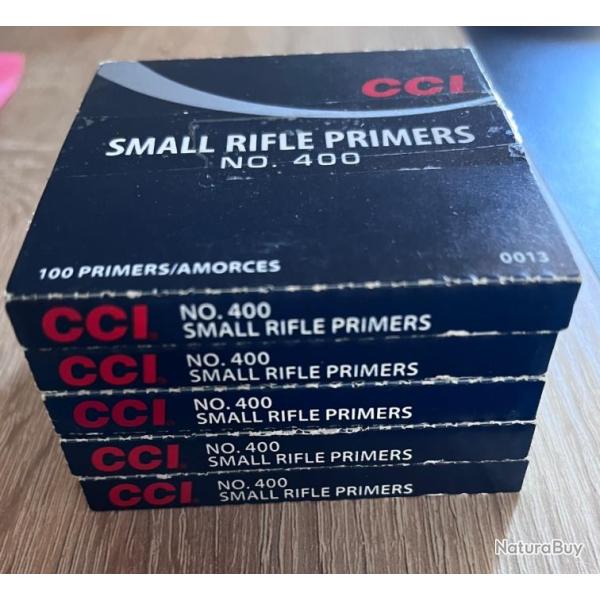 Amorce XXI small rifle primers 400