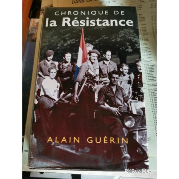 Chronique de la r�sistance de Alain Guerin