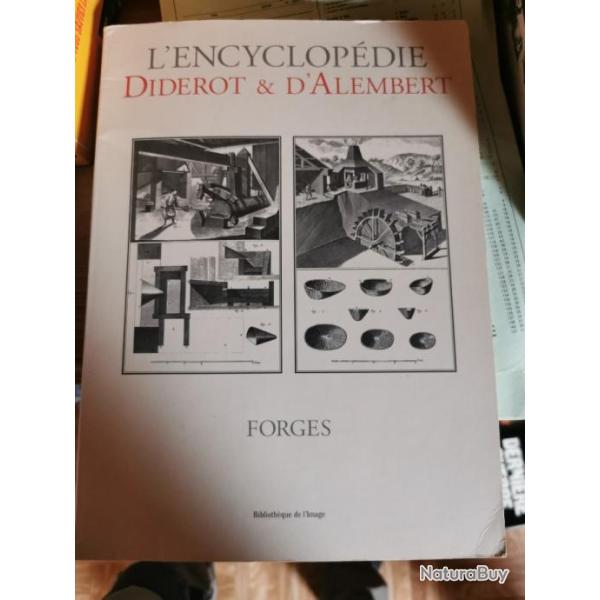 L'encyclop�die diderot et d'Alembert FORGE