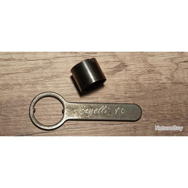 Bague prot�ge filetage + clef de choke Benelli S90.