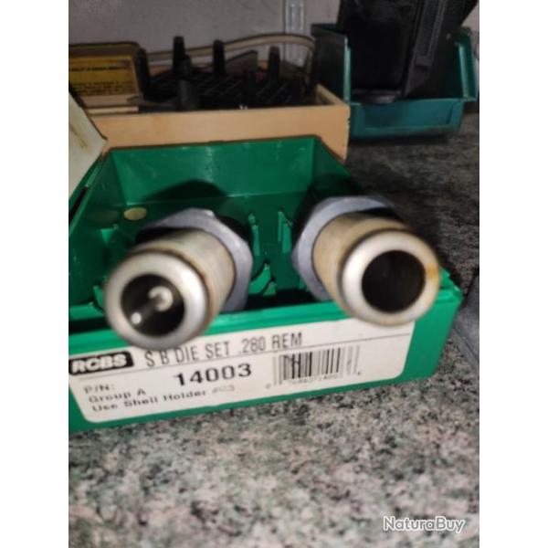 Jeu outil rcbs 280r et sertisseur lee