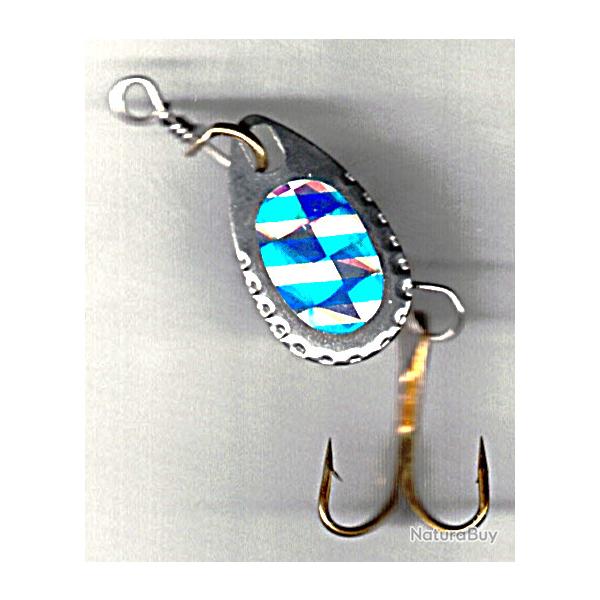 Cuiller tournante pour truites, perches et autres carnassiers -2.45gr - CT-F8