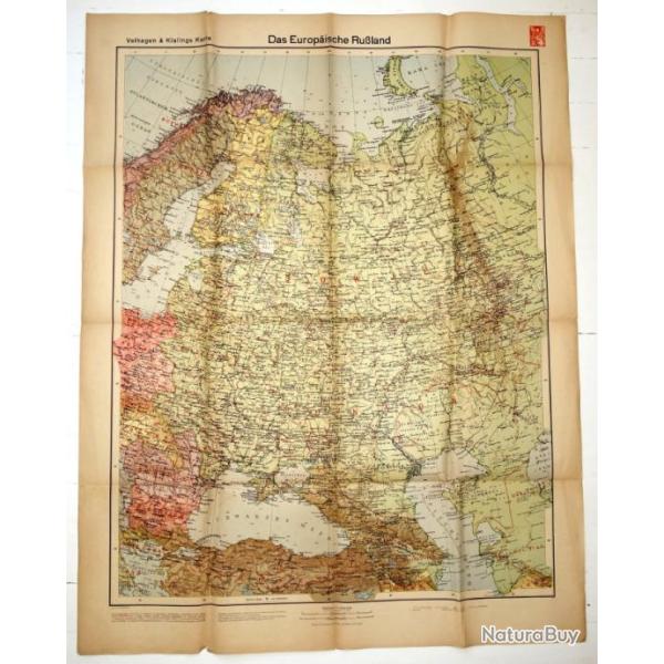 CARTE � RUSSLAND � de la SECONDE GUERRE.  /8915
