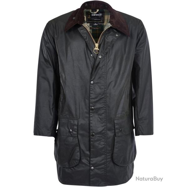 Veste en cire Border Couleur Gris