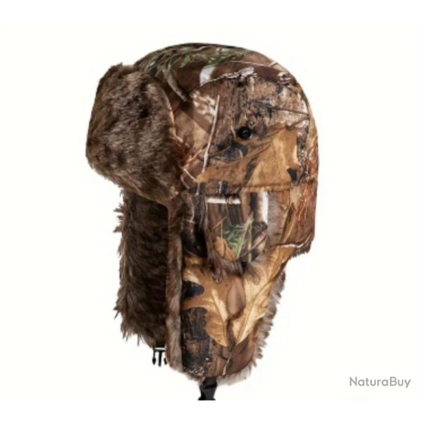 Livraison GRATUITE chapeau de Trappeur camouflage