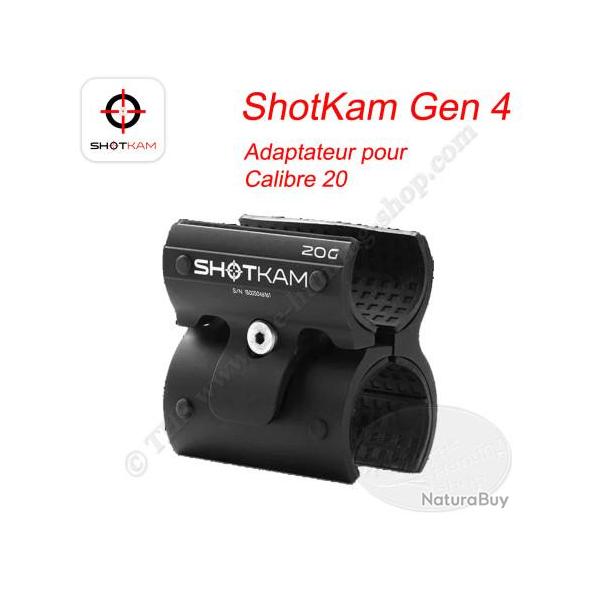 ShotKam Gen 4 - Adaptateurs pour diffrents calibres, arcs et rails Picatinny Calibre 20