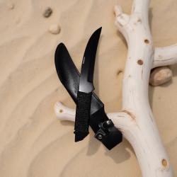 Couteau poignard 28cm lame noire avec etui