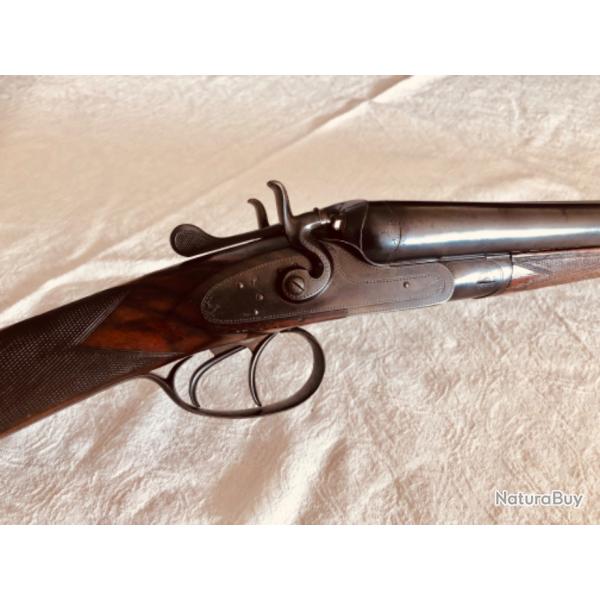 Tr�s beau Fusil Juxtapos� � Chiens Artisanal Liegeois - Calibre 12/70