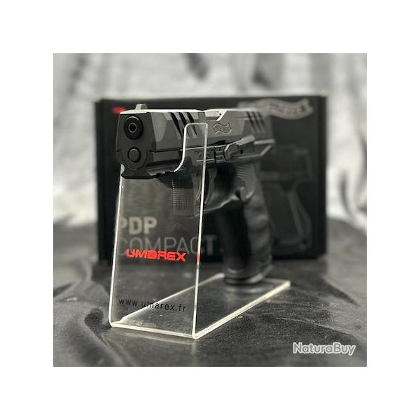 PISTOLET WALTHER PDP COMPACT 4 CO2 CAL BB's BLOWBACK OR COMBO