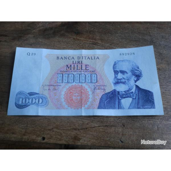 billet 1000 lires  / 1� type   Q29  882928
