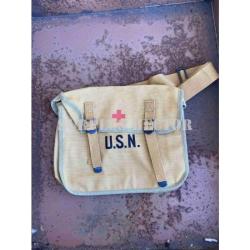 Musette M&eacute;dicale US Navy (U.S.N.) - Reproduction WW2