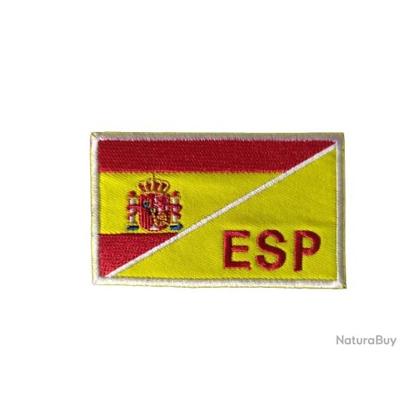 Patch Drapeau - Espagne - ESP - velcro - Livraison gratuite
