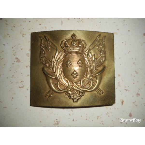 Plateau de ceinturon Chasseur � cheval de la Garde Royale  (restauration )